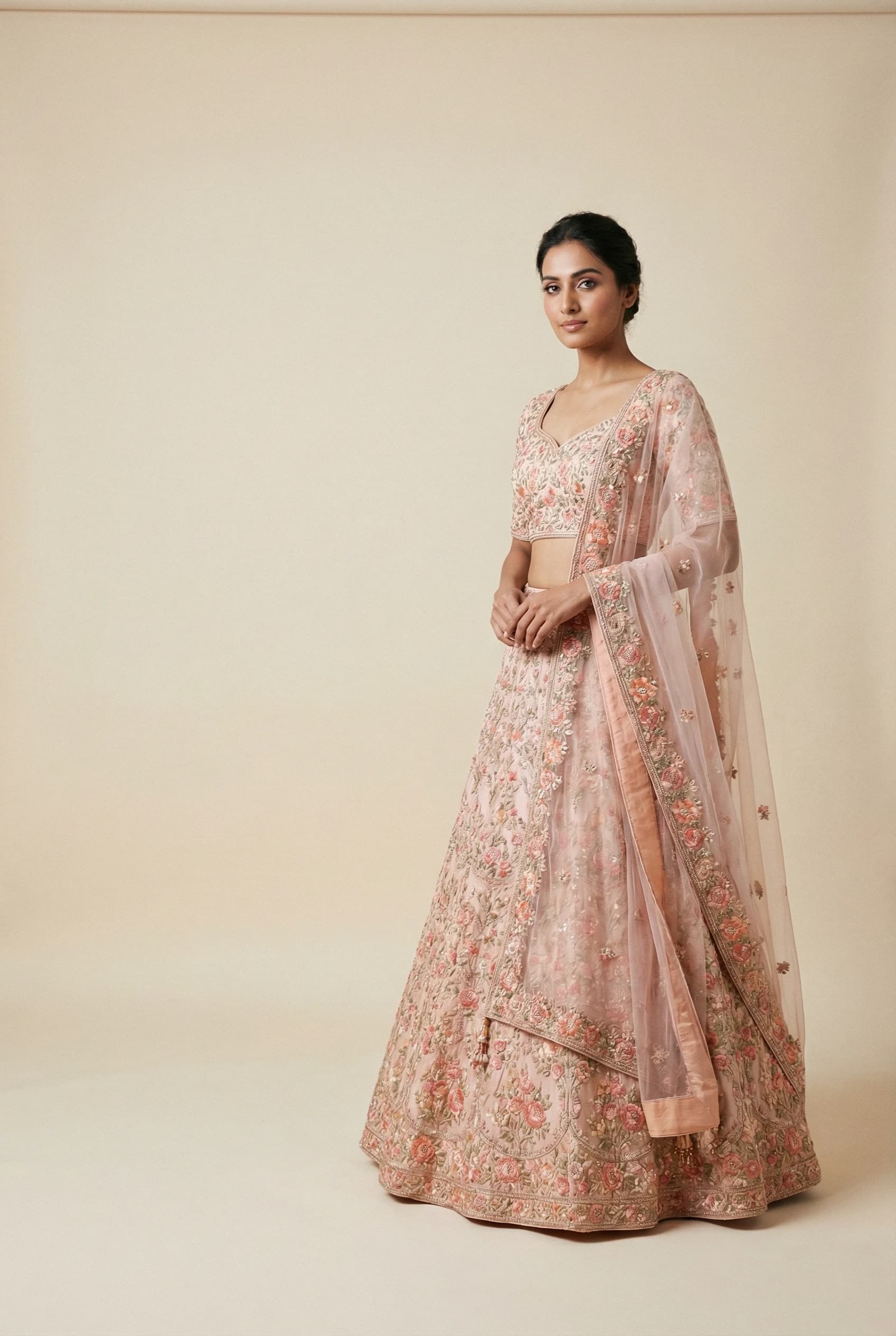 Bespoke Pakistani dress fitted to measurement